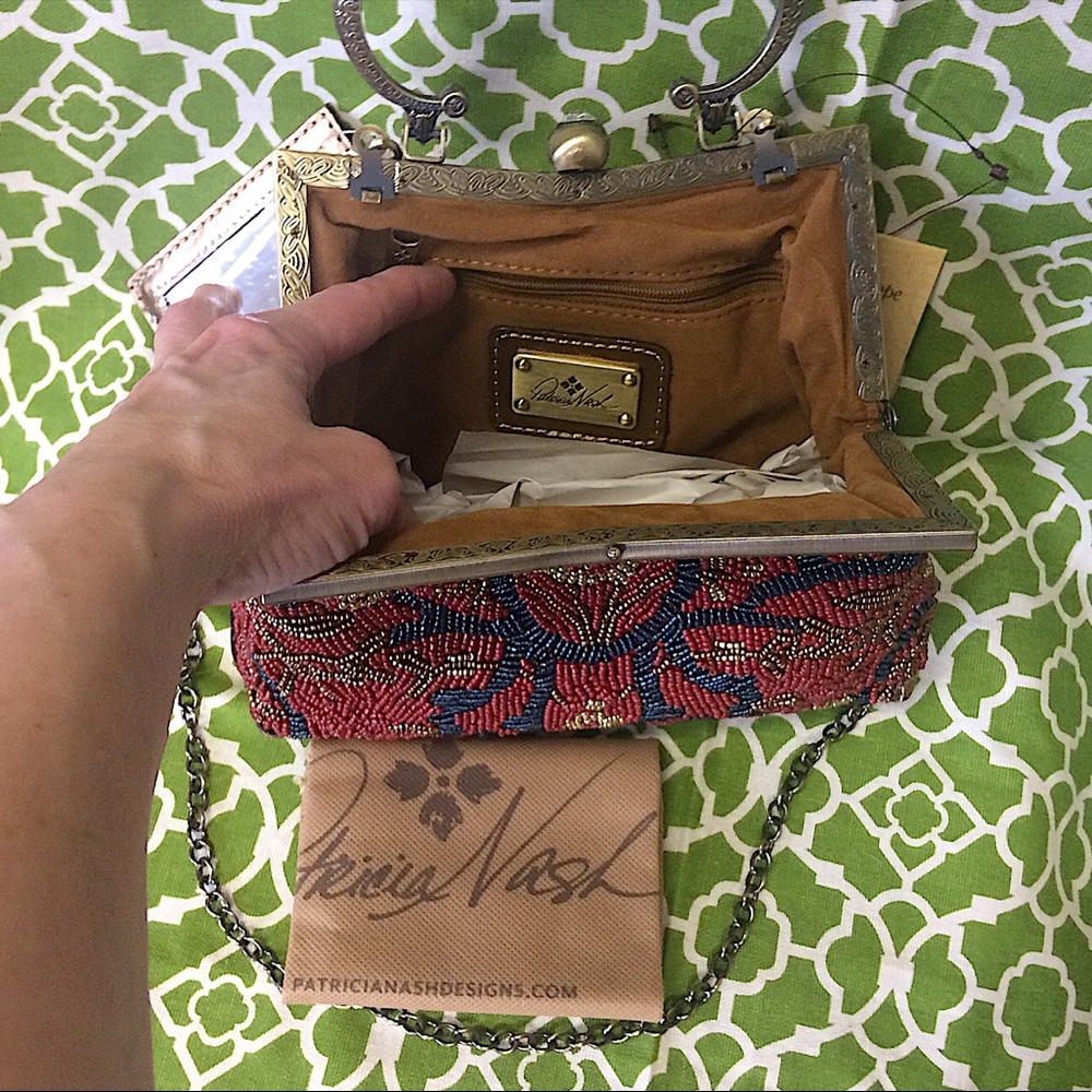 💖Patricia Nash💖Beaded💖Gold Giulietta handbag💖 - Picture 3 of 6
